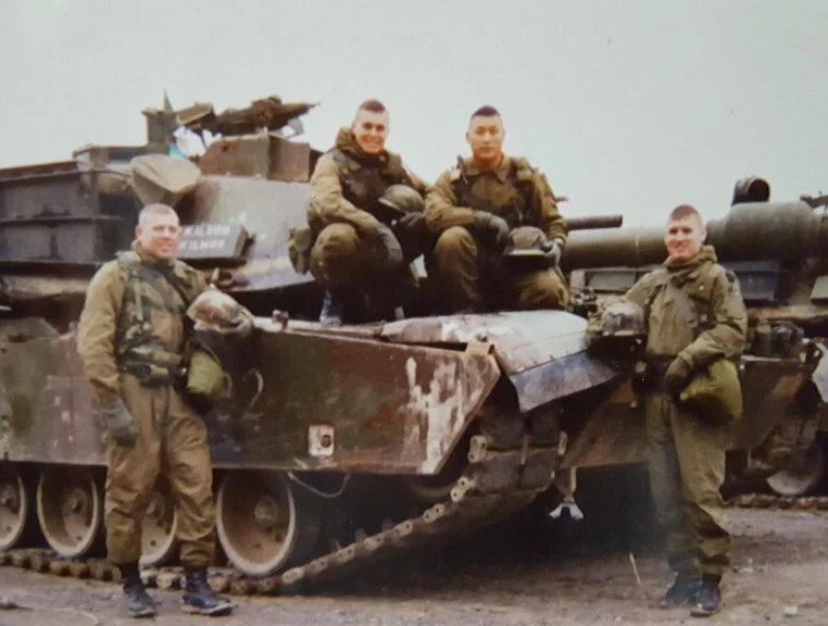Eric Isham during his military service