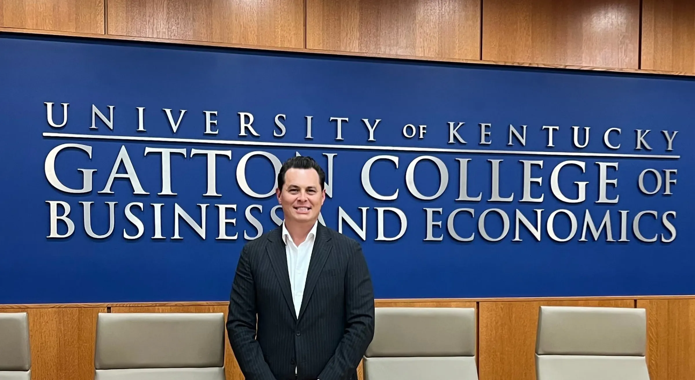 Eric at the Gatton College of Business and Economics
